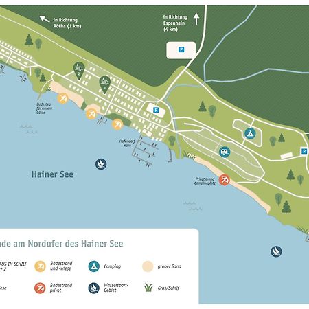 Haus Im Schilf 1 - Ferienwohnungen Am Hainer See Bei Leipzig Neukieritzsch Bagian luar foto
