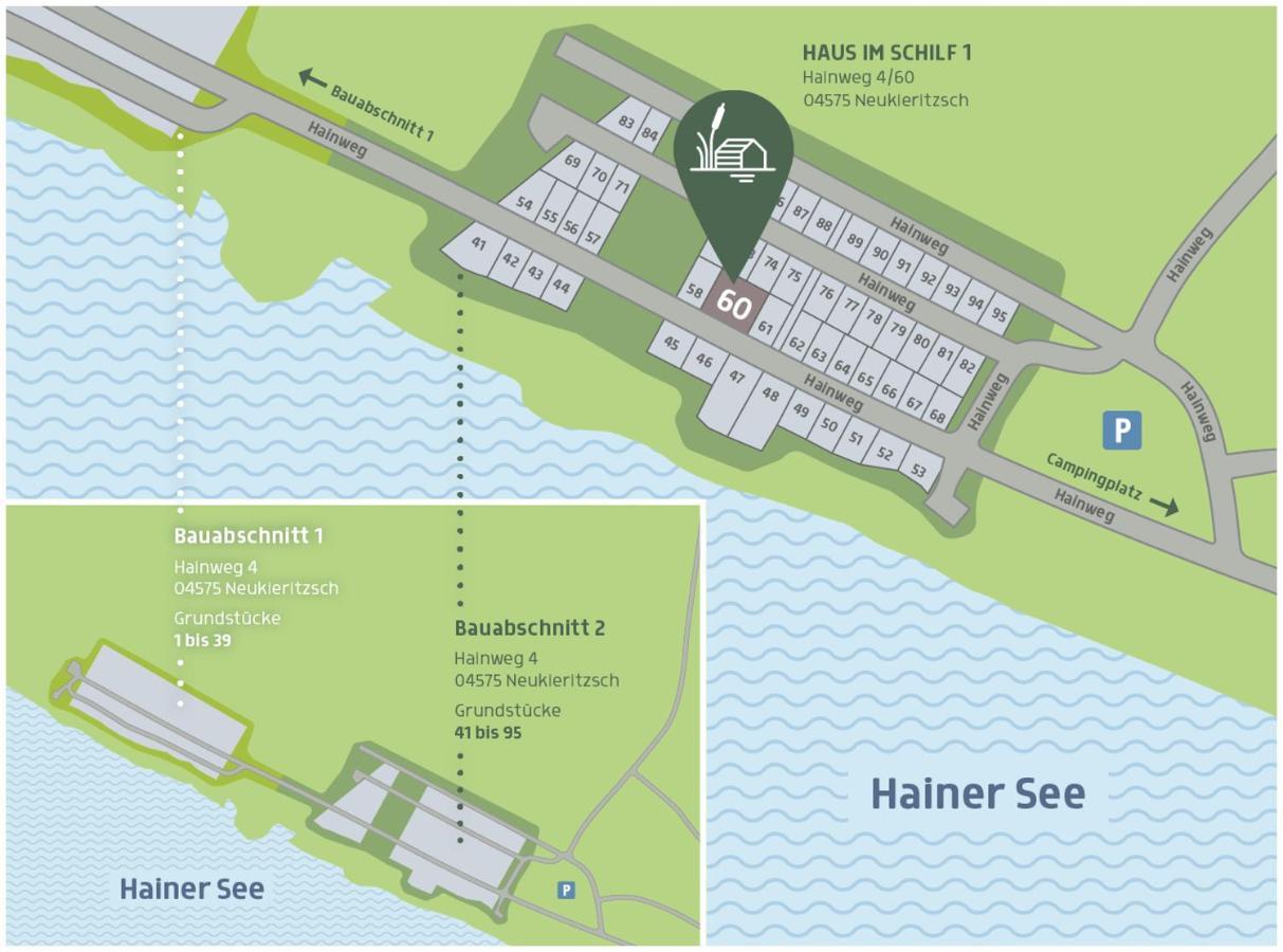Haus Im Schilf 1 - Ferienwohnungen Am Hainer See Bei Leipzig Neukieritzsch Bagian luar foto