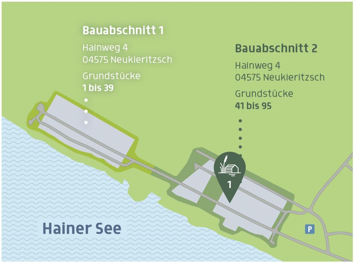 Haus Im Schilf 1 - Ferienwohnungen Am Hainer See Bei Leipzig Neukieritzsch Bagian luar foto