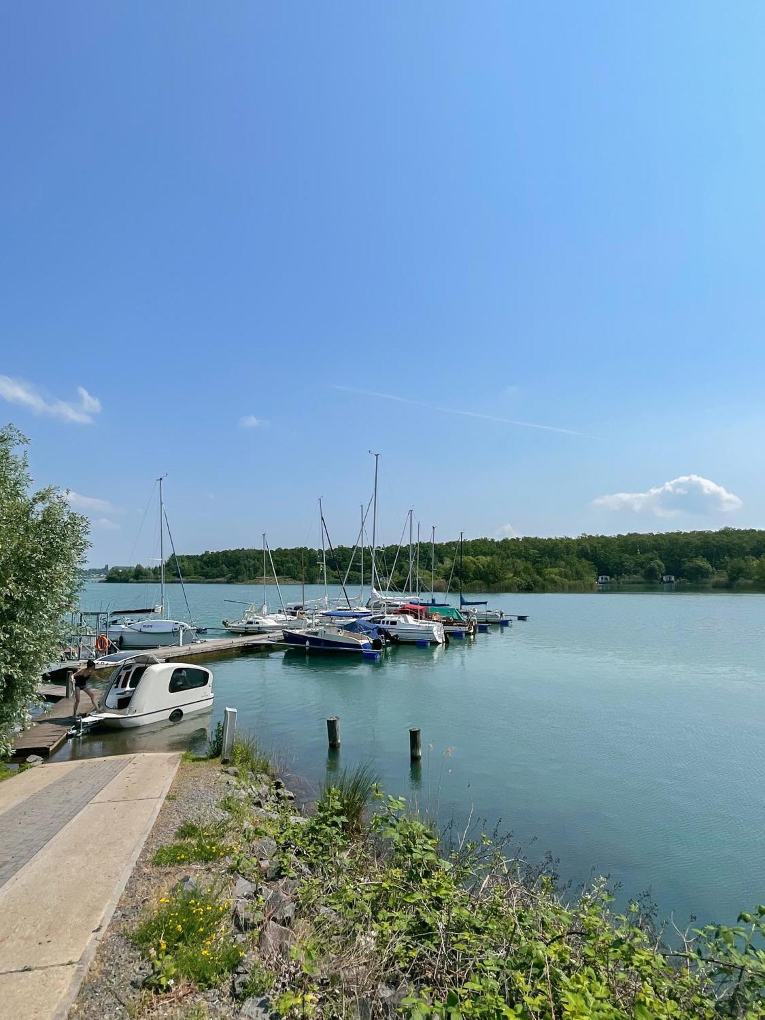 Haus Im Schilf 1 - Ferienwohnungen Am Hainer See Bei Leipzig Neukieritzsch Bagian luar foto
