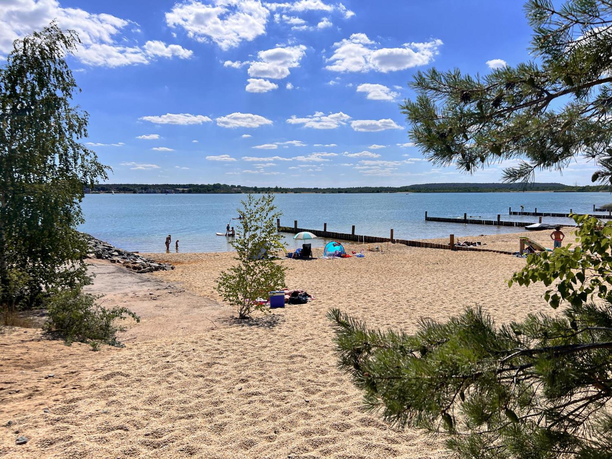 Haus Im Schilf 1 - Ferienwohnungen Am Hainer See Bei Leipzig Neukieritzsch Bagian luar foto