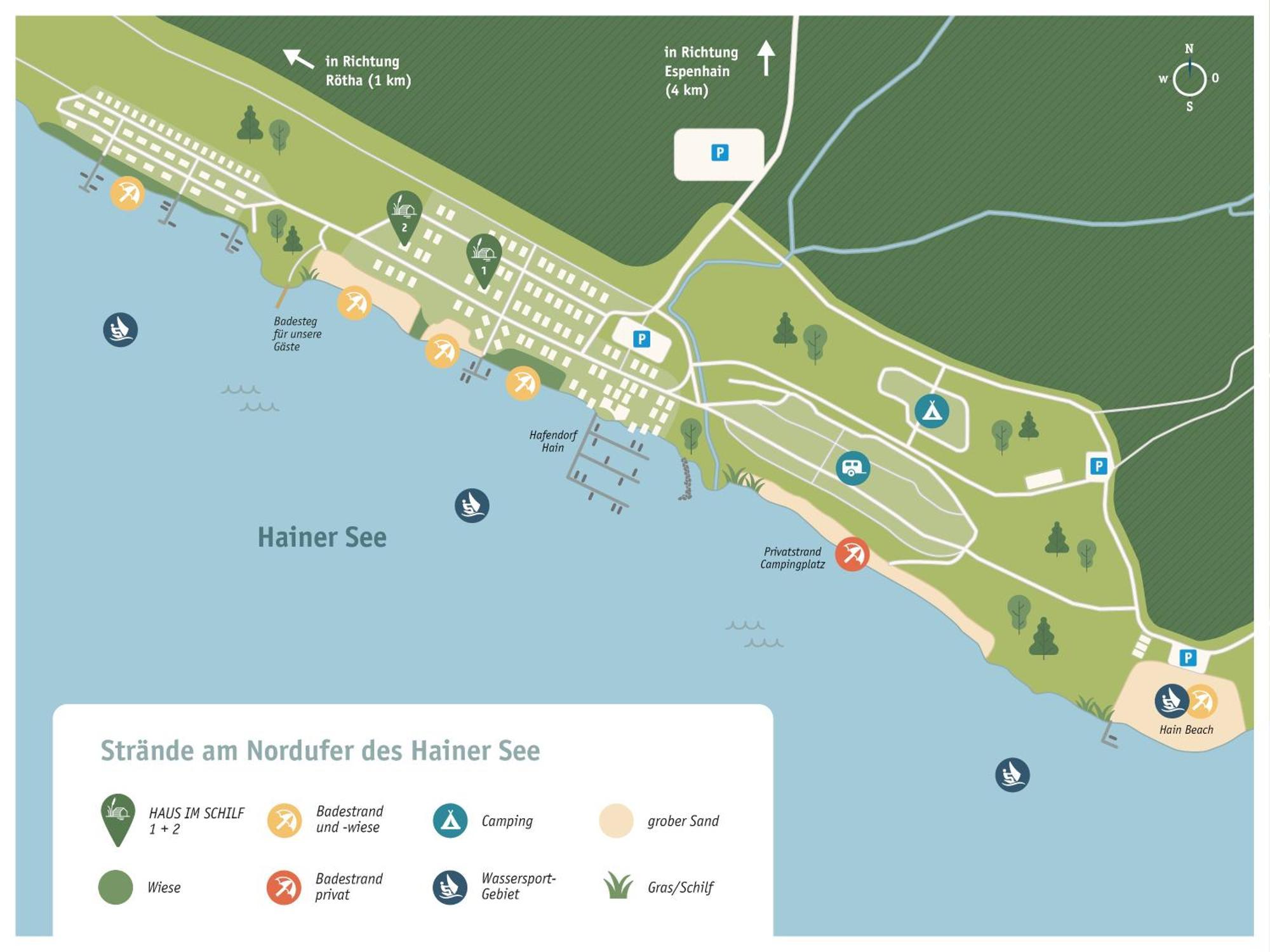 Haus Im Schilf 1 - Ferienwohnungen Am Hainer See Bei Leipzig Neukieritzsch Bagian luar foto