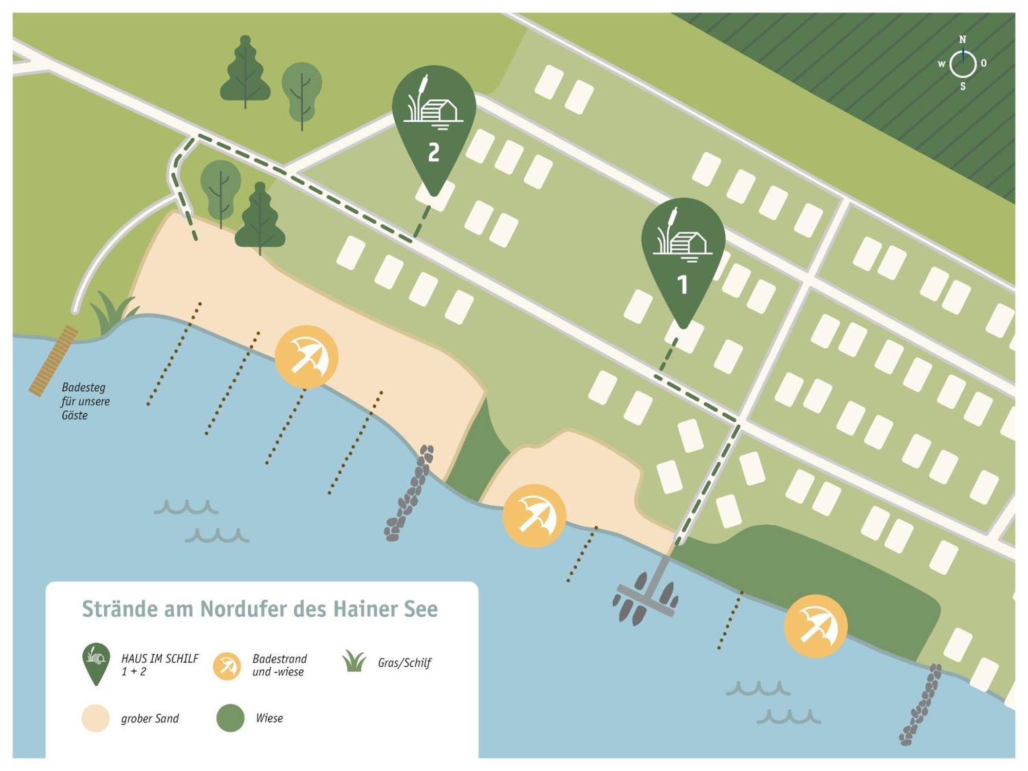 Haus Im Schilf 1 - Ferienwohnungen Am Hainer See Bei Leipzig Neukieritzsch Bagian luar foto